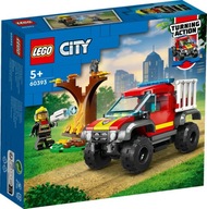 LEGO 60393 MESTSKÉ HASIČSKÉ VOZIDLO 4X4 ZÁCHRANNÁ MISIA