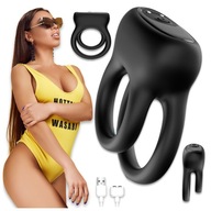 VIBRAČNÍ PENIS RING masturbátor automatický sex MASSAGER MUŽSKÝ VIBRÁTOR