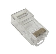 RJ45 zástrčka 8P 8C drôt CAT 6 2 kusy