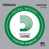 DAddario NW028 Nikel Wound jednoduchá struna