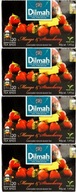 Dilmah Mango Strawberry čierny expresný čaj, ochutený, 20k x 4