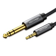 VENTION KÁBLOVÝ ADAPTÉR AUDIO AUX MINIJACK 3,5MM NA JACK 6,5MM TRS 5M