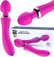 LUXUSNÝ VIBRÁTOR 2v1 USB VYHRIEVANÝ SEX MASÁŽER