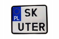 Poľsko Zberateľská plaketa, skúter, Simson, poník, motorka - 14 x 11 cm