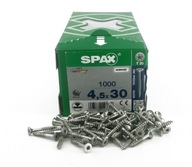 Spax skrutky 4,5x30 1000ks WIROX 4CUT TXTG 3/4 T20