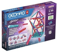 Geomag Glitter Recyklované magnetické bloky 60 ks