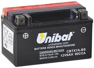 BATÉRIA UNIBAT CBTX7A-BS 12N7E-B 6MF6 12V 6Ah