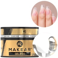 Makear GG07 Gel&Go Nail stavebný gél bez pilníka Clear Mind 50ml