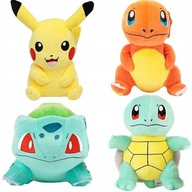 4X POKEMON PIKACHU CHARMANDER MASCOTS Bulbasaur Squirtle MASKOT PLYŠ