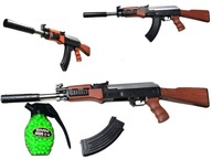 ASG AK47 GUĽOVÁ PUŠKA KALASHNIKOV + 800 GULIEK