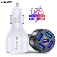 RÝCHLA Autonabíjačka 5xUSB 60W5V QC3.0 15A