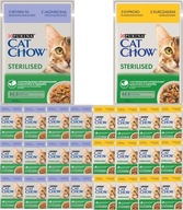 Cat Chow Sterilizované MIX kuracie jahňacie mäso 24x85g