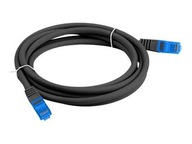 LANBERG patchcord kat.6A FTP LSZH CCA 1,5m čierny