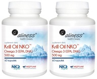 Aliness Krill Oil NKO 500 mg 2x60 kapsúl. Krillový olej