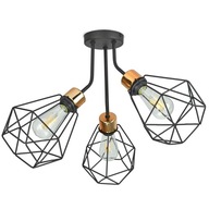 Závesná lampa Luster Plafond Diamond Copper LED