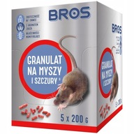 BROS GRANULATE VRECKA JED NA MYŠI A POKRKANY (5 X 200 g) 1 KG