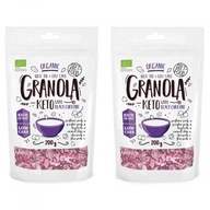 Keto granola - čierna ríbezľa Sada 2 x 200 g