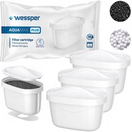 3x WESSPER AQUAMAX PLUS AQUA MAX Plus FILTER na VODU pre BRITA DAFI CARAFE