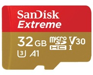 SANDISK MICROSD KARTA 32GB CL10 ADAPTÉR 4K GOPRO