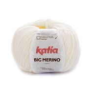 Katia Big Merino 1 biela Priadza 55% vlna