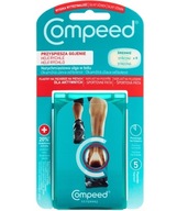 Compeed náplasti na úľavu pľuzgierov na pätách 5 ks.