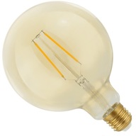 Retro COG LED žiarovka 5W E27 fi125mm teplá biela