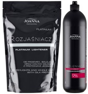 Joanna Professional sada zosvetľovač vlasov + oxidačný krém 9%