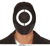Maska Squid Game čierna s krúžkom pre dospelých