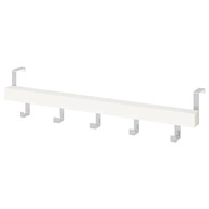 IKEA TJUSIG vešiak na dvere/stenu, biely 60 cm