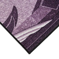 VL fialový behúň s elegantným vzorom 70x140cm