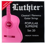 Luthier Set 20 strún pre klasickú gitaru + PICK