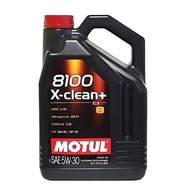 MOTOROVÝ OLEJ 5W-30 MOTUL 8100 X-CLEAN+ 5L - SYNTETICKÝ OLEJ