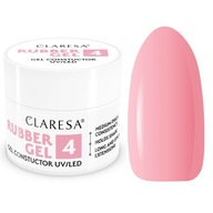 Claresa Rubber Gel Builder Stavebný gél na predlžovanie nechtov 4 12g