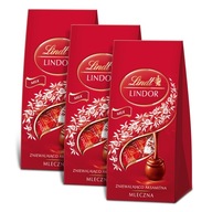 Lindt LINDOR Pralinky z mliečnej čokolády 3x100g