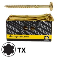 TESÁRSKE SKRUTKY TORX 6x140 DMX 100 ks