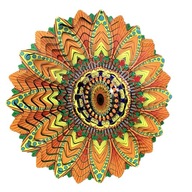 3D mandala závesné zvonkohry Home Decor nerez