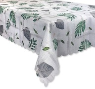 Obrus ​​Monstera ODOLNÝ VOČI škvrnám 120x180 listy kvety