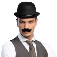 ČIERNY BOWLINGOVÝ KLOBÚK CHARLIE CHAPLIN 20. roky 20. storočia