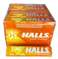 Halls HONEY LEMON medové cukríky 20x33,5g