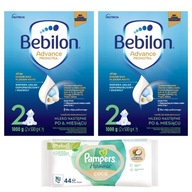 Bebilon 2 Set 2x 1000g + Pampers Harmonie ZDARMA