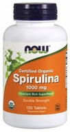 NOW Foods Spirulina Organic 1000mg 120 tabliet