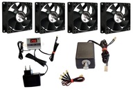 Ventilátory rozvádzajúce teplo z radiátora radiátora DIY set