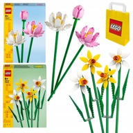 LEGO 40747 Kvety narcisov Botanická zbierka LEGO 40647 Lotosové kvety