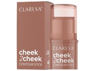 CLARESA Cheek 2 Cheek Krémová bronzová tyčinka č. 02 Milk Choco 5,5 g