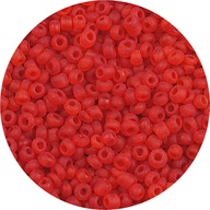 Korálky SEEDS soutache 2mm ČERVENÉ 20g