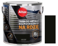 ALTAX FARBA NA KOV HRDZA POLOMATNÁ ČIERNA 2,5L