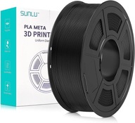 SUNLU FILAMENT 1,75mm 1kg BLACK BLACK PLA META