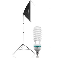 Fotografický set softbox lampa 85W STATÍV