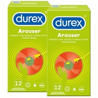 DUREX AROUSER - kondómy rebrované 24 ks PL