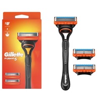 Rukoväť žiletky Gillette Fusion5 3x originálne vložky čepele nožov